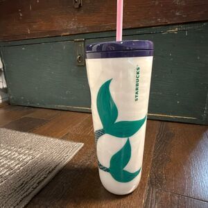 Starbucks 2025 siren mermaid pearlescent tumbler hot cold cup purple venti 24 oz